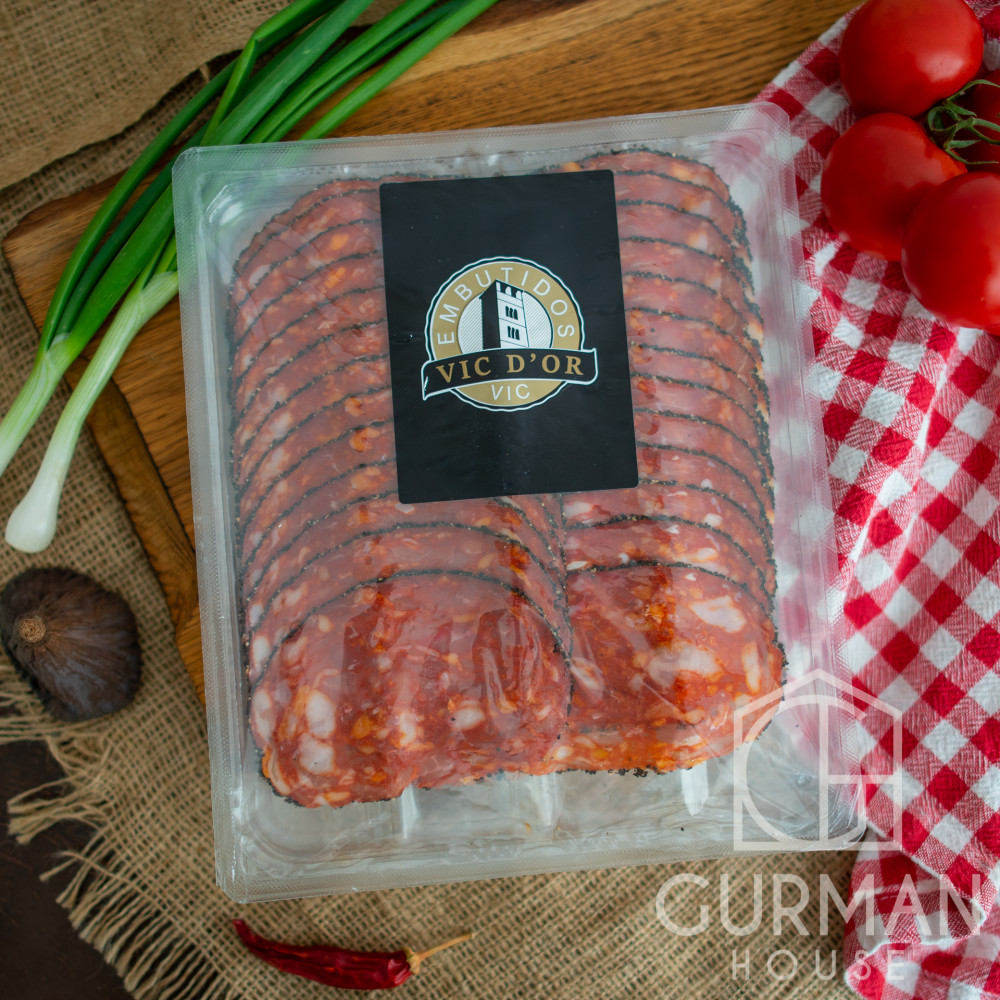 Купить Сыровяленая колбаса Чоризо Chorizo вакуумная нарезка в Украине ᐉ ...